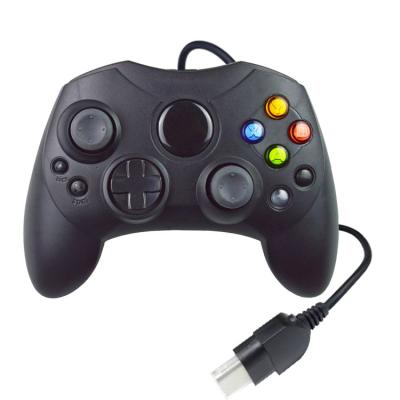 China Dual vibration weight: 0.35kg color black/white and XBOX platform compatible gamepad for xbox controller wired joystick for sale