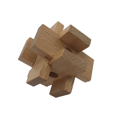 China 2020 Educational Toy Promotion 4.5cm Wooden Box Mini IQ Puzzles for sale