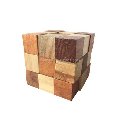 China Toy Large Educational Super Magic Cube 3d Wooden Puzzles Best For Adult for sale