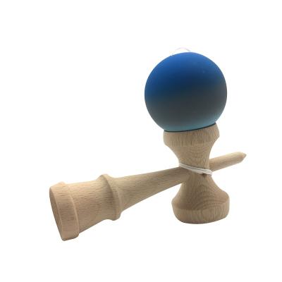 China Other Wooden Toys Low MOQ Beech Wooden Kendama Classic High Quality Nice Gradient Color Wooden Toys for sale