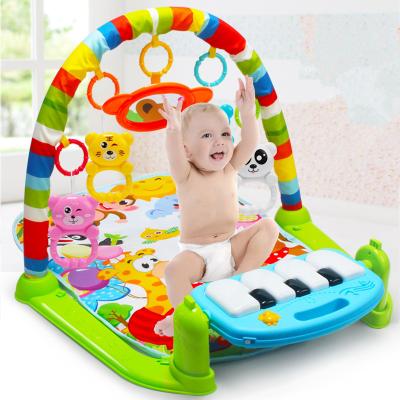 China Educational Toy Foam Play Mat Baby Gym Play Mats 2022 Customized Musical Game Baby Activity Gym Piano Keyboard Mats Baby Gym For Kids for sale