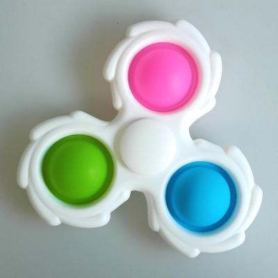 China New sale fidget spinner sensory toys push single bubble fidget spinner toys new finger decompression fidget fidget spinner toys for sale for sale