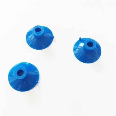 China Custom Colored Plastic PVC+metal Screw Shanghai Qinuo Factory PVC Suction Cups With Vertical Hole for sale