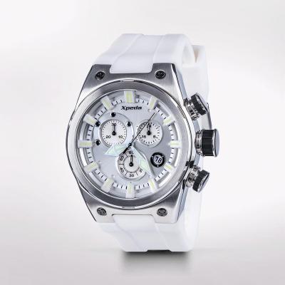 China Top Watch Brands TIMEBOX TC622C Chronograph Sport Quartz Hot Selling Silver Watch For Men for sale