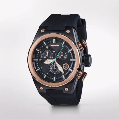 China TIMEBOX TC622F Chronograph Stainless Steel Sport Silicon Band Luxury Quartz Others Watches For Men for sale