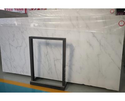 China Modern 24x24 Premium Polished New China Oriental White Marble Slab For Bathroom , Oriental White Marble for sale