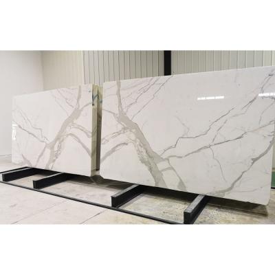 China Modern Italy Calacatta Oro Marble, Calacatta Gold Vein White Marble Slabs Price for sale