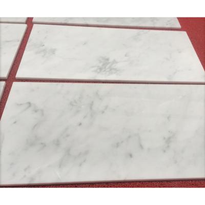 China Modern Custom Cut Marble, Banswara Marble, Thin Tile White Carrara Marble Slab for sale