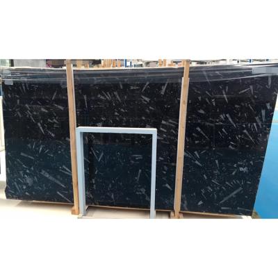 China shopping & Home Building Projects Good Quality Fossil Black Marble Marble Tiles, Moroccan Fossil Marble Price for sale