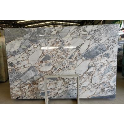 China GX Stone Slab of Modern Milky Way Blue Exotic Gray Marble with Veins for Countertop, Tile, Strip etc. wall for sale