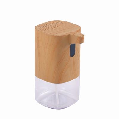 China Foam Touchless Soap Dispenser Wood Grain Soap Dispenser for sale