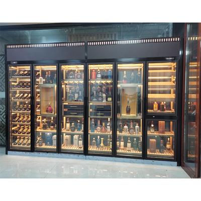 China Modern Design Expandable Constant Temperature Wine Cabinet Luxury High Grade Bar Living Room Furniture for sale