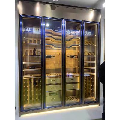 China Chinese Factory Living Room Furniture Constant Temperature Custom Wine Liquor Expandable Storage Cabinets for Home for sale