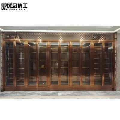 China Factory Custom Decorative Modern Cabinet Maker Stainless Steel Wine Bar Buffet for Home for sale