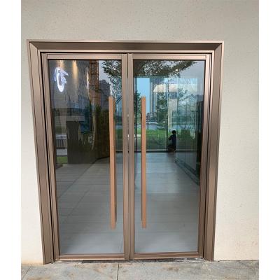 China 2023 modern latest design use of hotel building stainless steel exterior metal door decorative panel door for sale