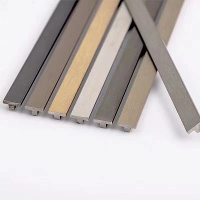 China Custom High Quality Modern Matte Glossy Surface Wall Stainless Steel Strip Decoration Panel for sale