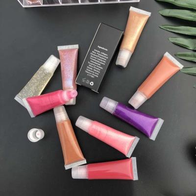 China Private Waterproof Your Own Label Tube Lip Cosmetic Shinning High Selling Soft Gloss for sale