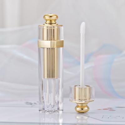 China High Quality Acrylic Clear Lipstick Square Tube Sunscreen Lip Gloss Tube Plastic Empty Lip Gloss Tube Container for sale