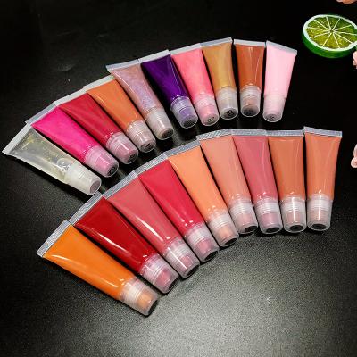 China Wholesale Lip Gloss 2021 Makeup Lip Gloss Sunscreen Lip Gloss Lipglosste Label for sale