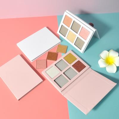 China Customizable Highlight Metallic Wholesale Private Label Powder Sunscreen Diy Highlighter Bar Palette Mica Highlighter Bar for sale