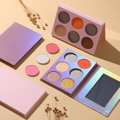 China Newest Arrival Waterproof Makeup Palette DIY Brand Highlighter Your Own Blush Contour Palette for sale