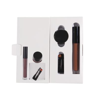 China Waterproof Eyebrow Enhancers Eyebrow Kit With Brush Eyebrow Gel Set for sale