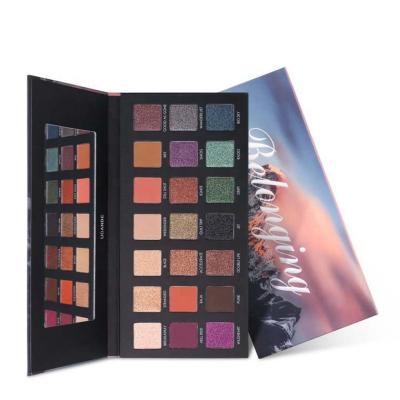 China Waterproof Customized New Eyeshadow Palette Print Shadow Name On Palette Best Quality for sale