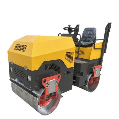 China VR1000D Machinery Repair Shops Double Drum Reversible Driving Lathe On Road Roller Hydraulic Vibratory Soil Asphalt Ground Compaction for sale