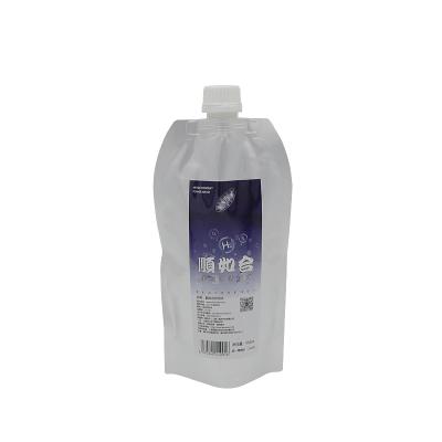 China Disposable Bottle Shape Plastic Spout Stand Up Pouch For Water for sale