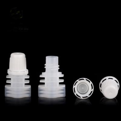 China 2.5-60 mm diameter non-refillable inner spout and cap for daily packing stand up special shape pouch for sale