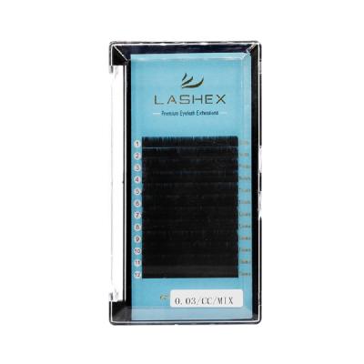 China Long Natural Matte Black Silk Mega Volume Lashes Private Label Eyelash Extensions for sale