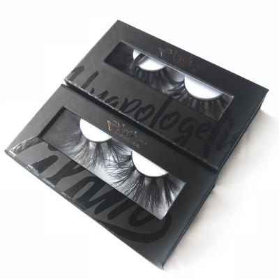 China 25mm Mink Lashes Vendor Customized Reusable Eyelash Packaging Box With Logo 100% Mink Lashes Wholesale for sale