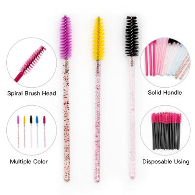 China Lightweight Reusable Eyebrow Brush Tube Eyelash Lip Brushes Comb Eyelash Replaceable Lash Mascara Wands Dustproof Tube for sale