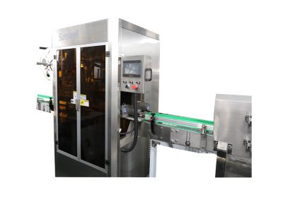 China PVC Heat Shrink Sleeve Labeling Machine For Beverage Bottle With Shrink Tunnel for sale