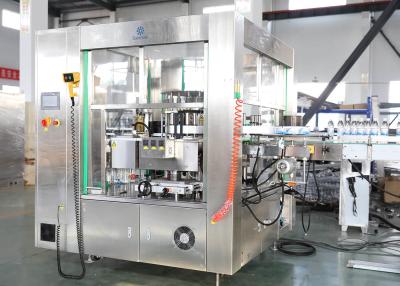 China Long Life Round Bottle Labeling Machine , Glass PET Bottle Labeller Packing Machine for sale