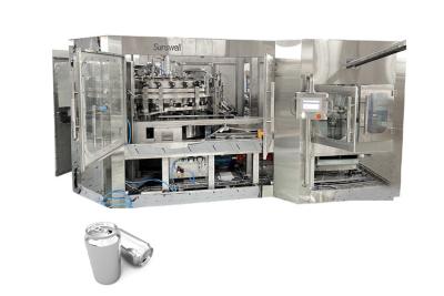 China CSD Aluminum Carbonated Canning Filling Seaming Machine for sale