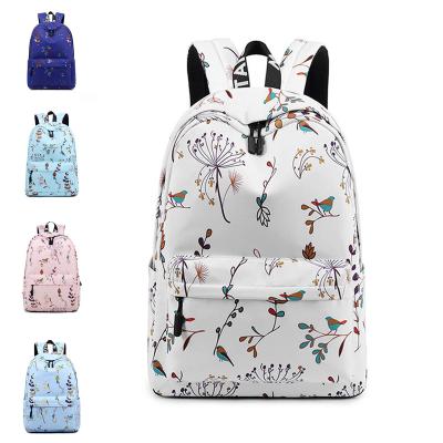 China 2023 waterproof new high school female student bag school college student shoulder bag trend printed casual backpack for sale