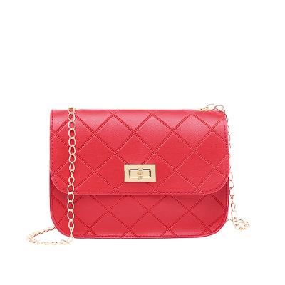 China Other Popular 2023 New Small Square Embossed Lock Buckle Bag Fashion Casual Handheld Cross by Lingge - Body Bag for sale