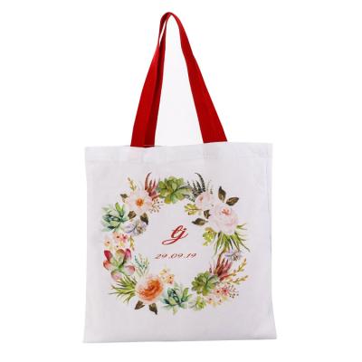 China Personalized Custom Folding Cotton Canvas Tote Bag Canvas Bag With Custom Printed Logo for sale