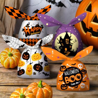 China Beautiful Waterproof High Quality Festival Halloween Candy Gift Plastic Bags For Kids for sale