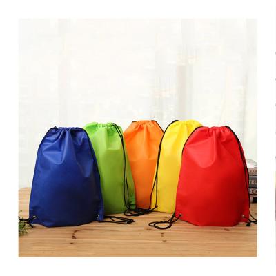 China Wholesale Eco-Friendly Nonwoven For Gifts Dust Drawstring Bag Custom Logo Reusable Nonwoven Shopping Bag for sale