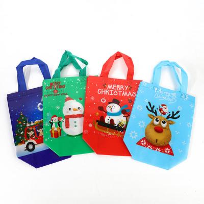 China Eco - Friendly Tote With Custom Printed Logo Christmas Bags Reusable for sale