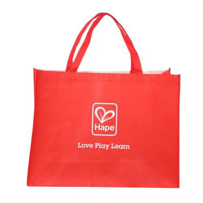 China Wholesale Reusable Promotional Laminated Non Woven Bag Customized Logo Eco - Friendly for sale