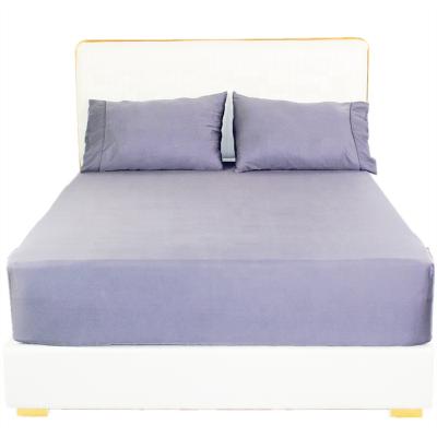 China Home Anti-bacteria use good quality double size bed sheet set bamboo bed sheet set import from China fitted bed sheet for sale