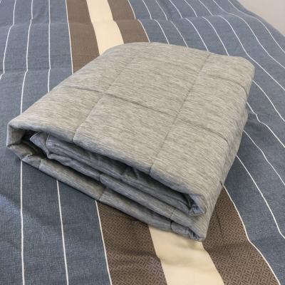 China PORTABLE Cooling Blanket Q-Max>0.4 Double Sides Breathable, Soft & Gray Blanket Machine Washable 40x60