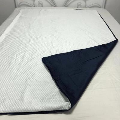 China CLASSIC Coolmax Selling Jacquard Fabric Warm Soft Double Sided Bedsheet Cool Jacquard White Bamboo Duvet Cover Plain for sale