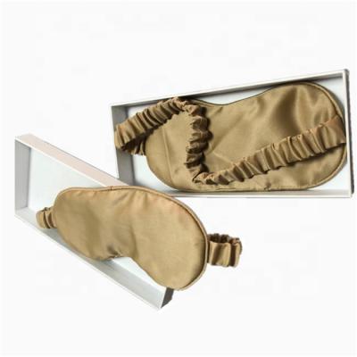 China Anti-Wrinkle Sleep Mask Anti Wrinkle Copper Ion Gold Luxury Washable Eye Mask Customized For Sleeping Better for sale