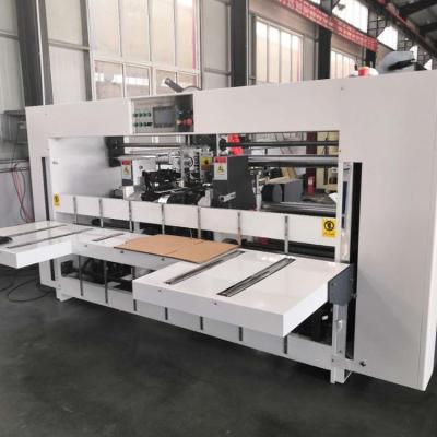 China Food Double Piece Semi-automatic Box Machine Carton Box Stitching Stapler Machine for sale