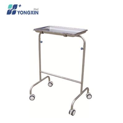 China Hospital Cart SM-009A Mayo Trolleys With Foot Pedal Surgical Instrument Table Price for sale