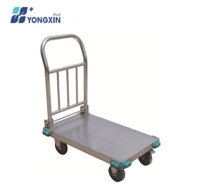 China CE SM-022 ISO Stainless Steel Traditional Platform Cart Medical Trolley For Sale for sale